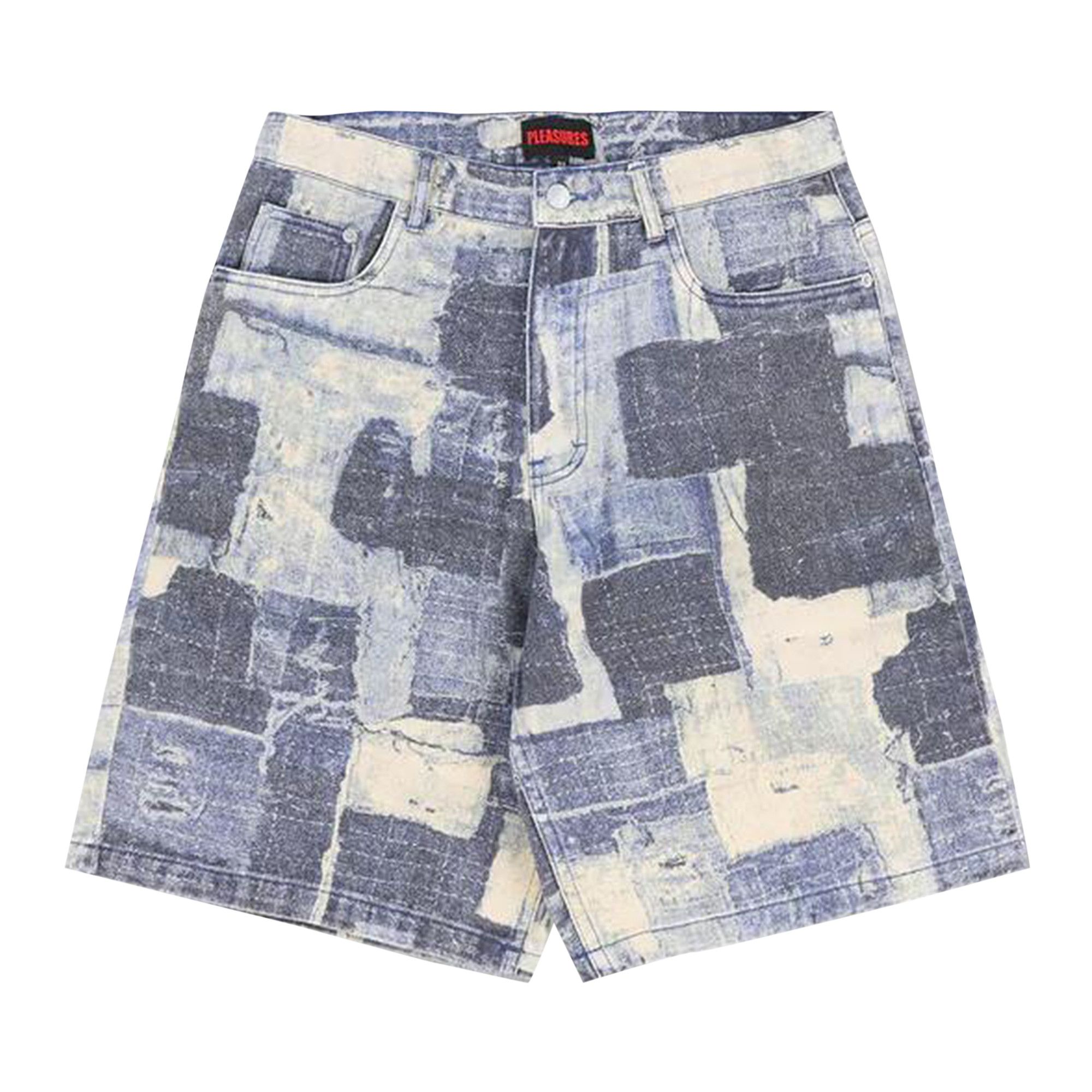 Buy Pleasures Boro Baggy Jorts 'Indigo' - P25SP032 INDI | GOAT