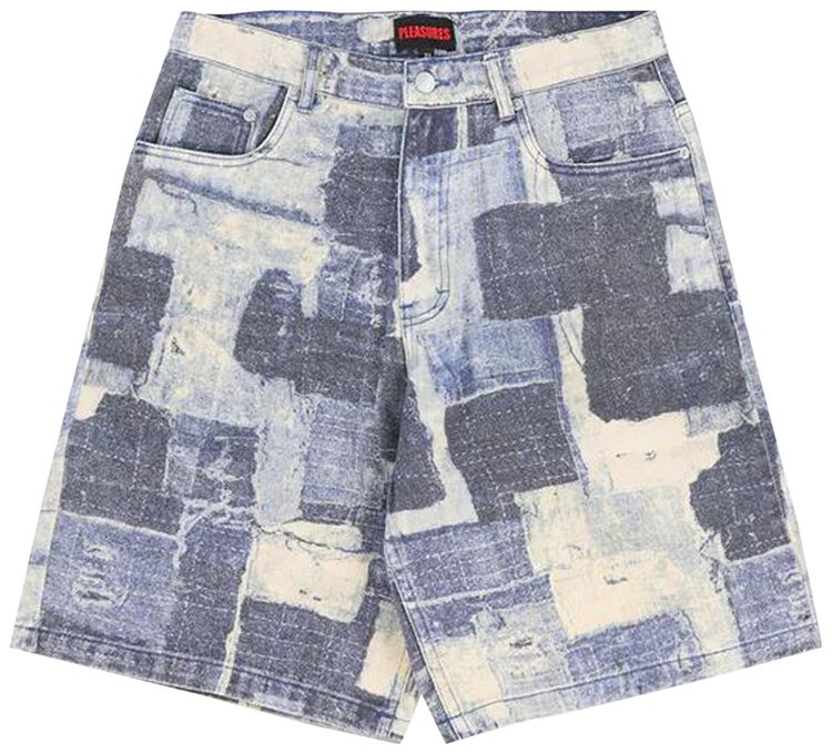Pleasures Boro Baggy Jorts Indigo