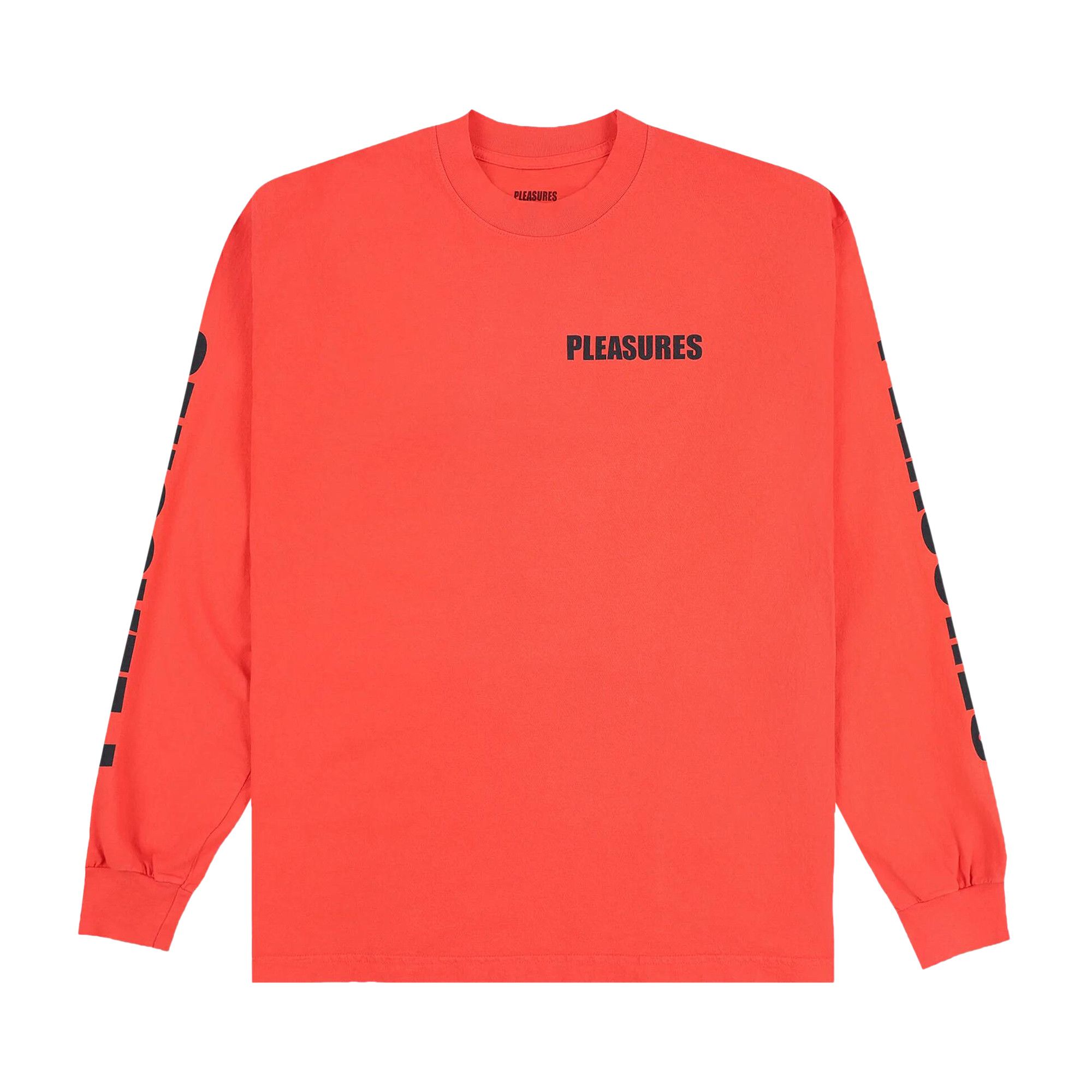 PLEASURES 関税込インパクトスタッフロングスリーブ □ 公式 □ SAYSKY/セイスカイ ランニングTシャツ（ロング