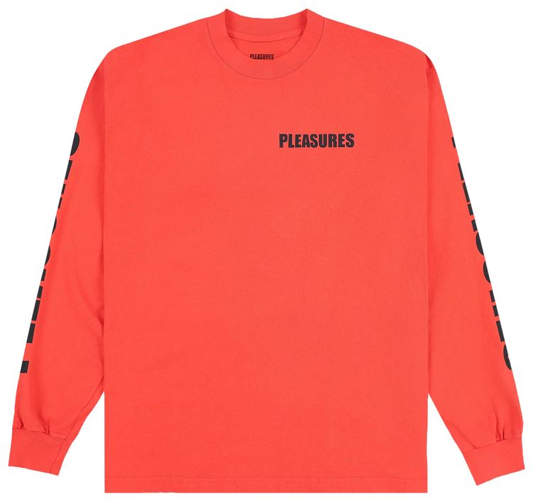 Pleasures Impact Staff Long Sleeve Orange
