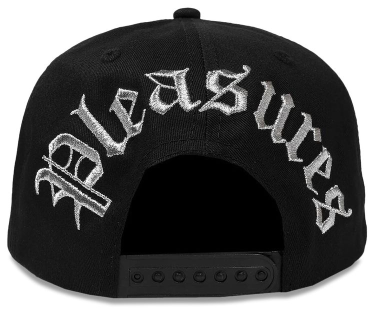 Pleasures Throwback Snapback Black