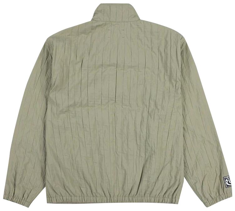 Pleasures Rescue Pleated Track Jacket Olive