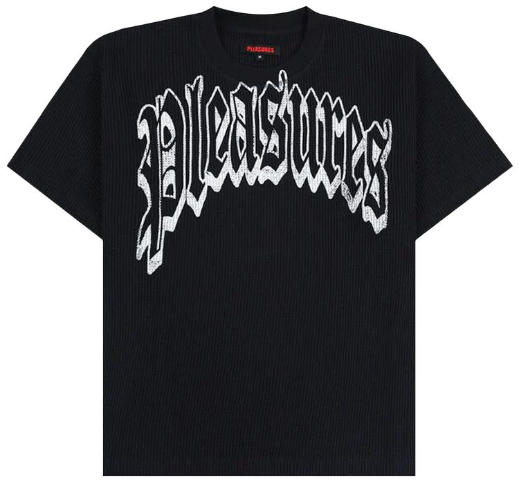 Pleasures Twitch Waffle Tee Black