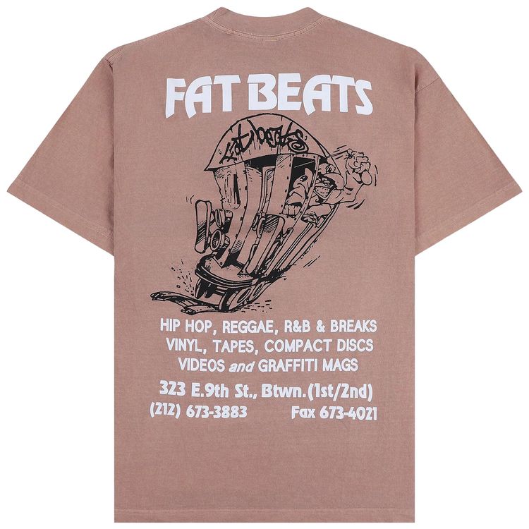 Pleasures 9th Street T Shirt Rose Quartz