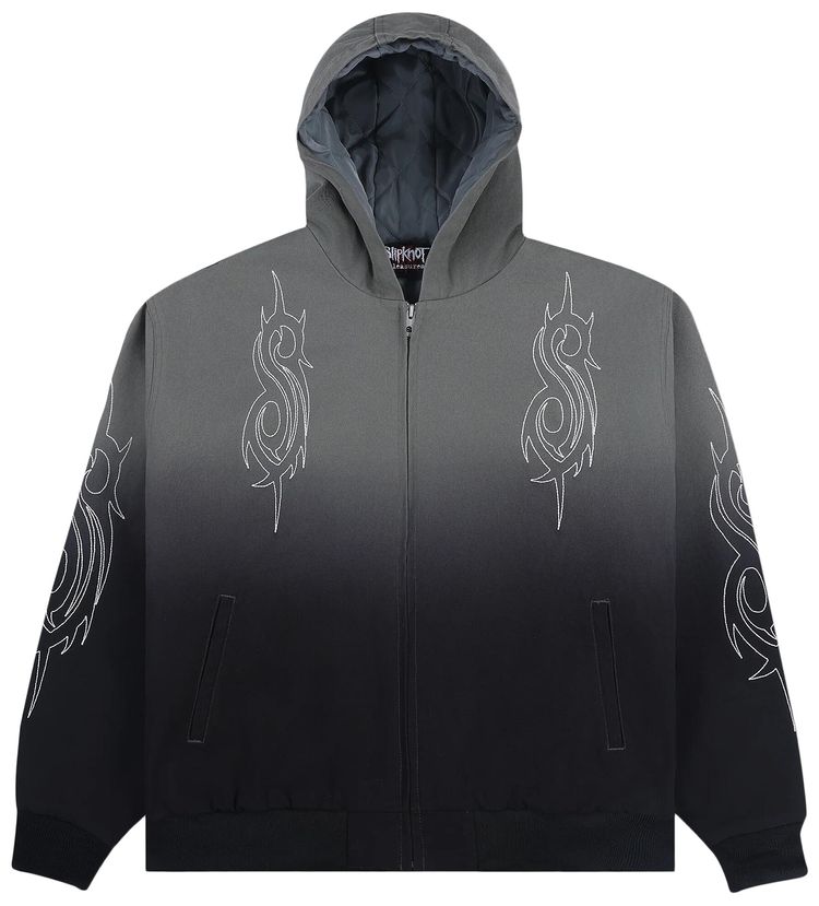 Pleasures Star Hooded Jacket Grey