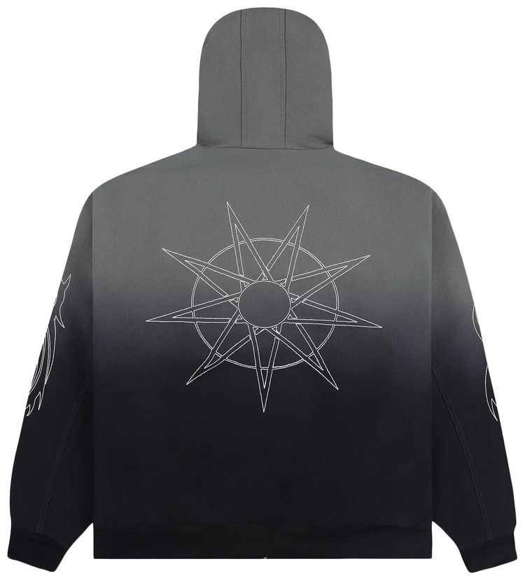 Pleasures Star Hooded Jacket Grey