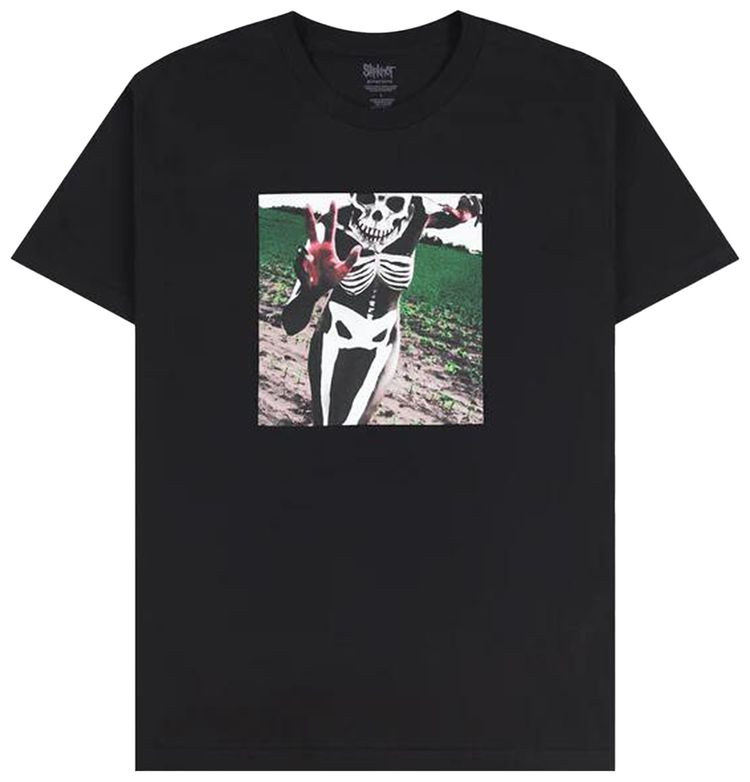 Pleasures Skeleton T Shirt Black