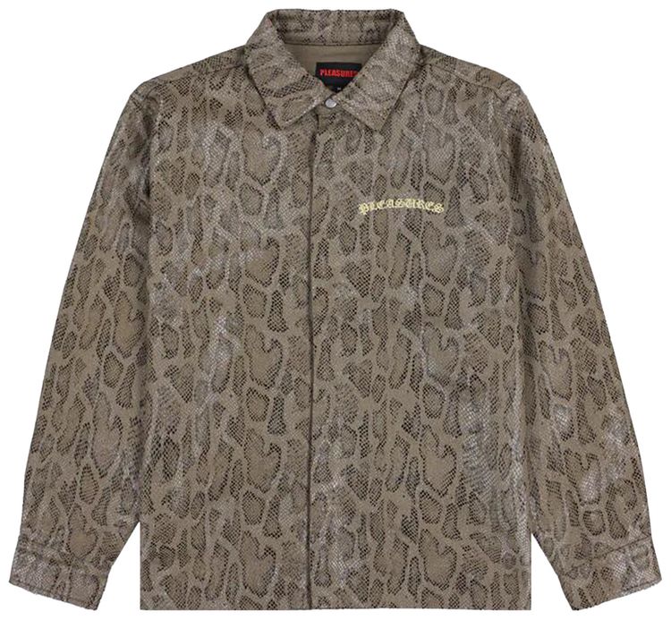 Pleasures Anaconda Overshirt Brown