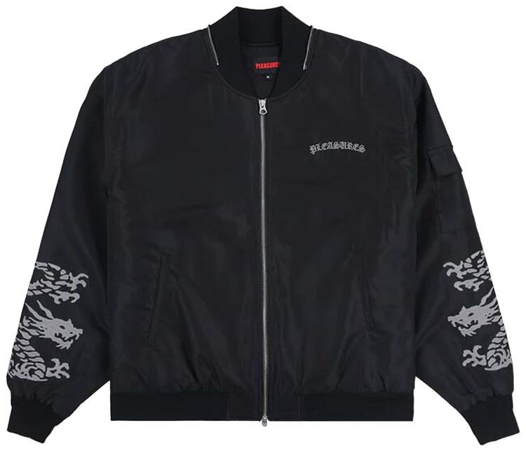 Pleasures Dragon Bomber Jacket Black