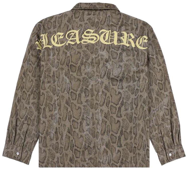 Pleasures Anaconda Overshirt Brown
