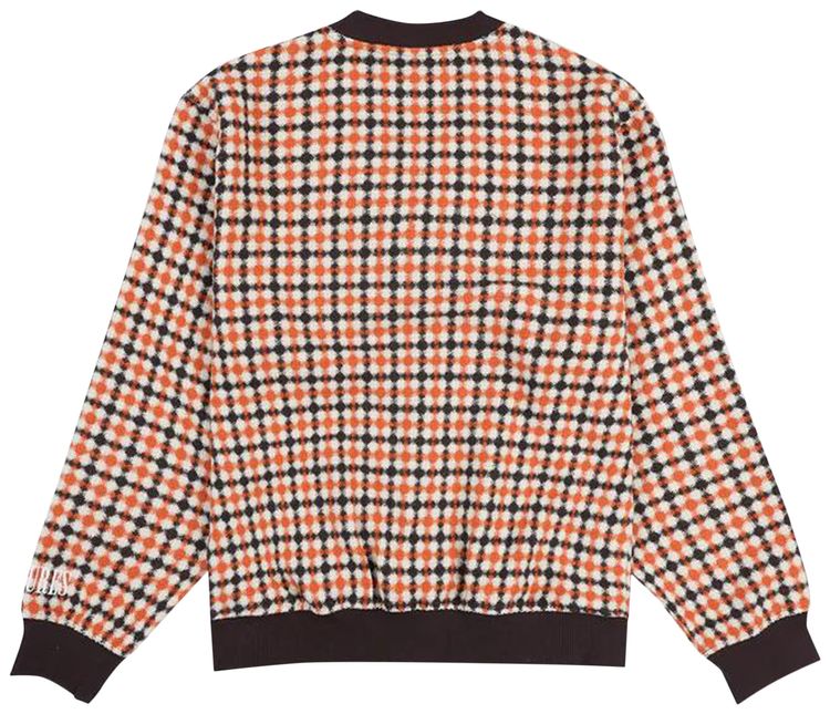 Pleasures Misquote Cardigan Orange