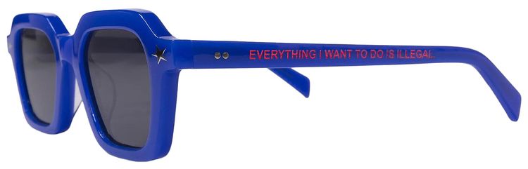 Pleasures Era Sunglasses Blue