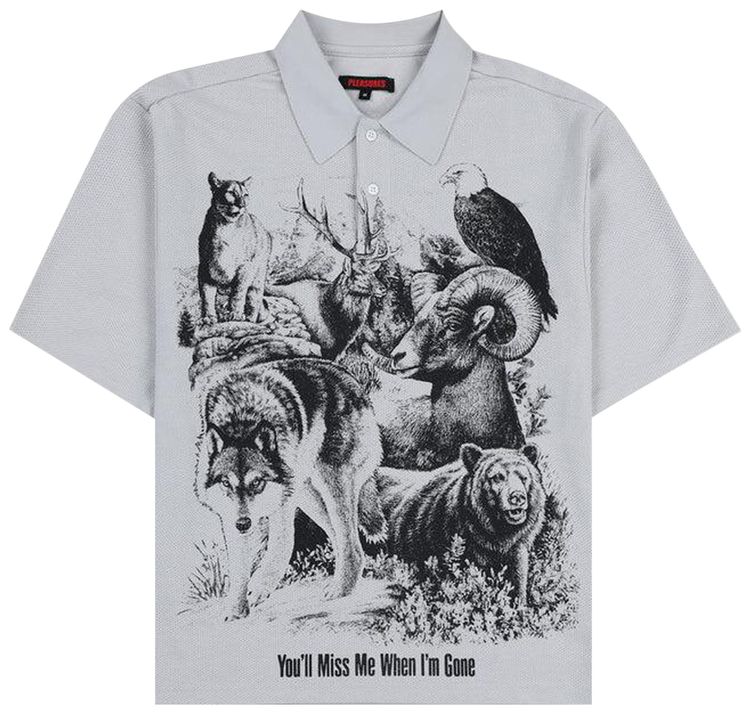 Pleasures Revival Boxy Polo Steel