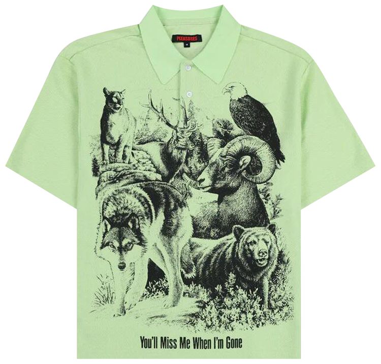 Pleasures Revival Boxy Polo Mint