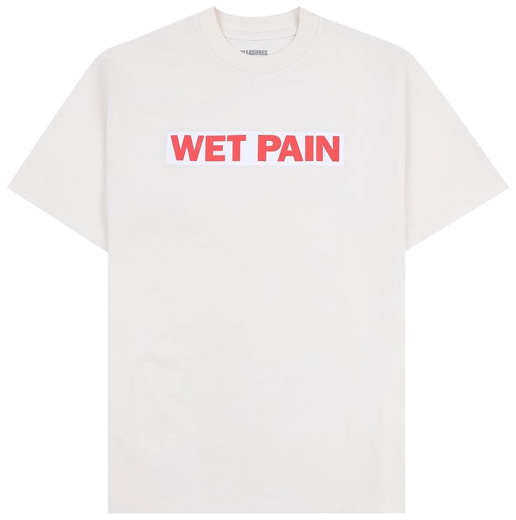 Pleasures Wet Pain T Shirt Cream