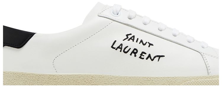 Saint Laurent Wmns Court Classic SL06 Low Optic White Black 2023