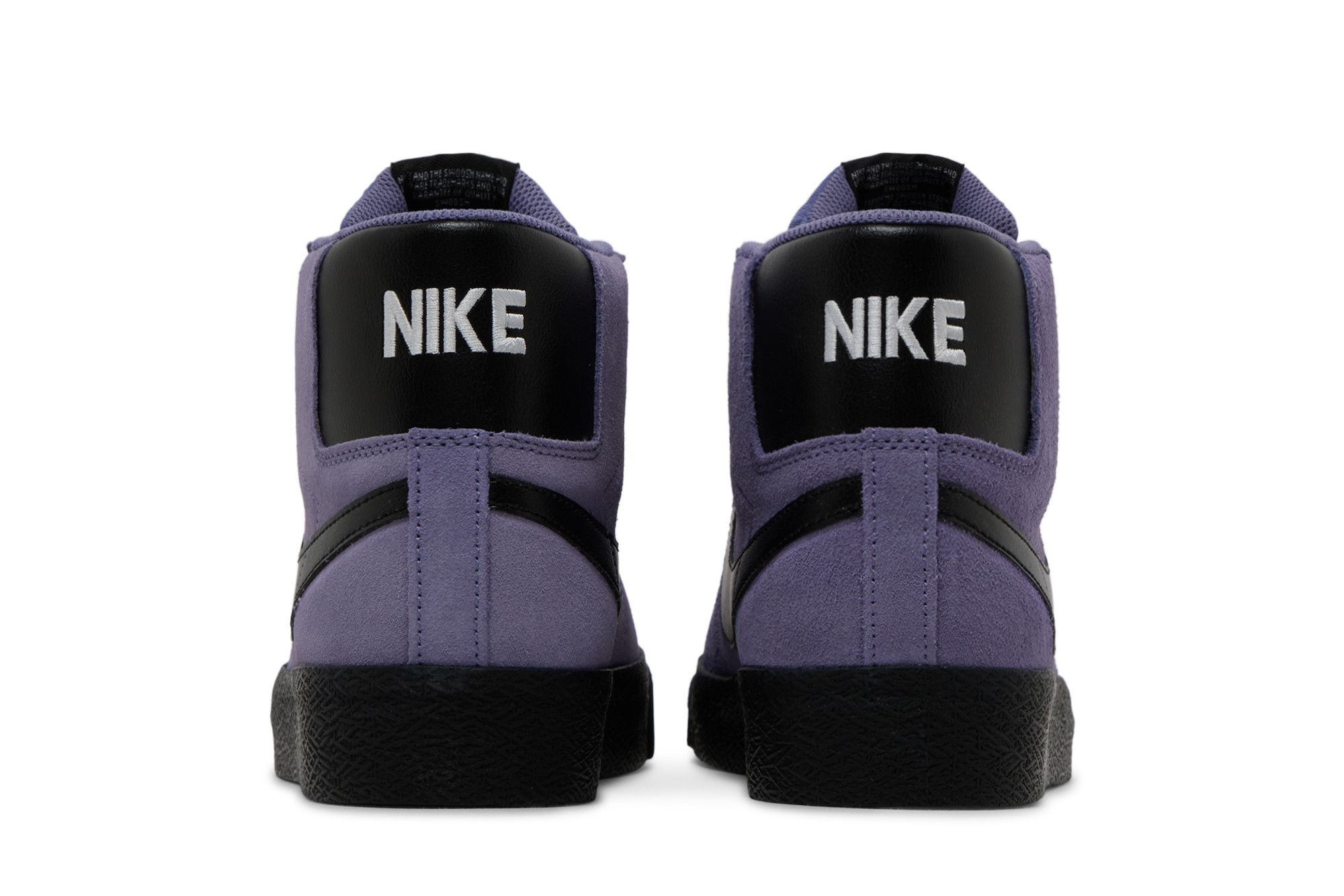 nike blazer black and purple