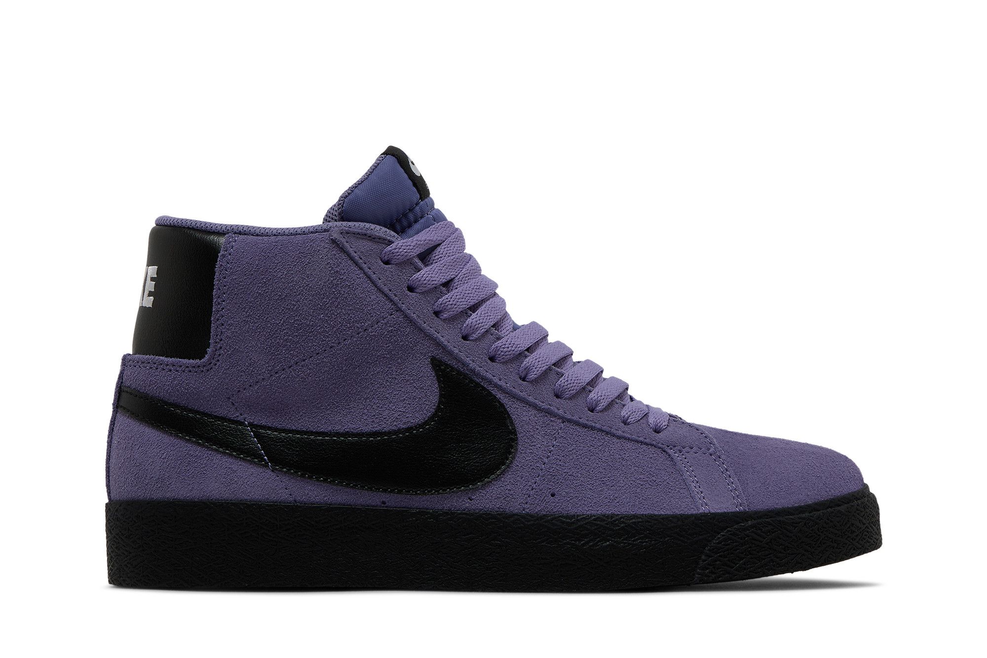 nike blazer black and purple