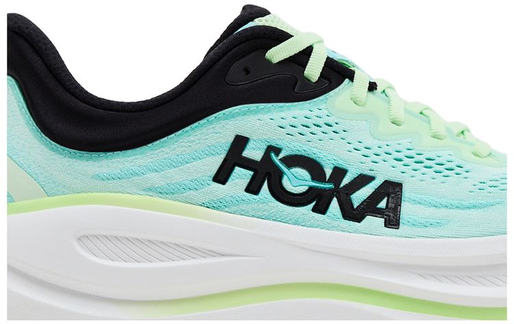 HOKA Bondi 9 Luna Moth Blue Spark