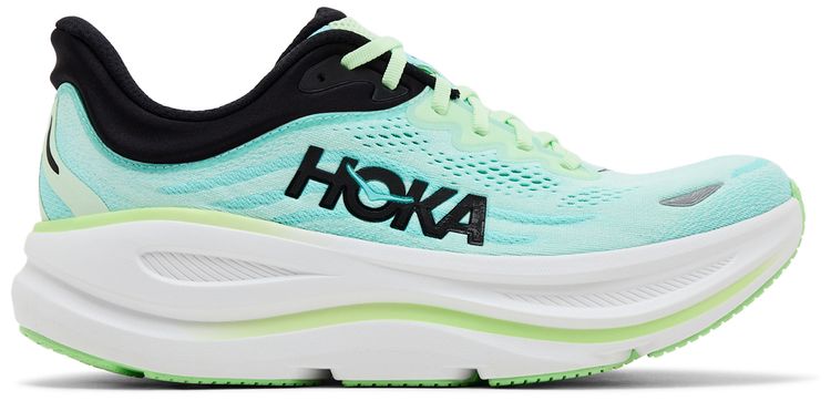 HOKA Bondi 9 Luna Moth Blue Spark