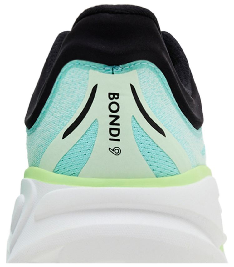 HOKA Bondi 9 Luna Moth Blue Spark