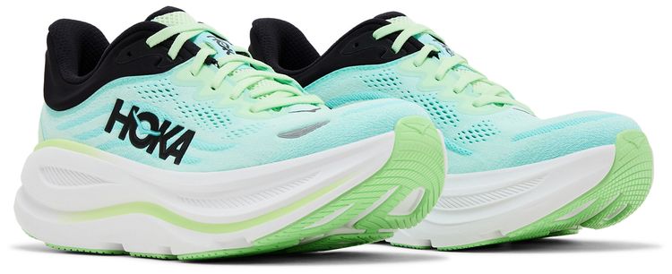 HOKA Bondi 9 Luna Moth Blue Spark