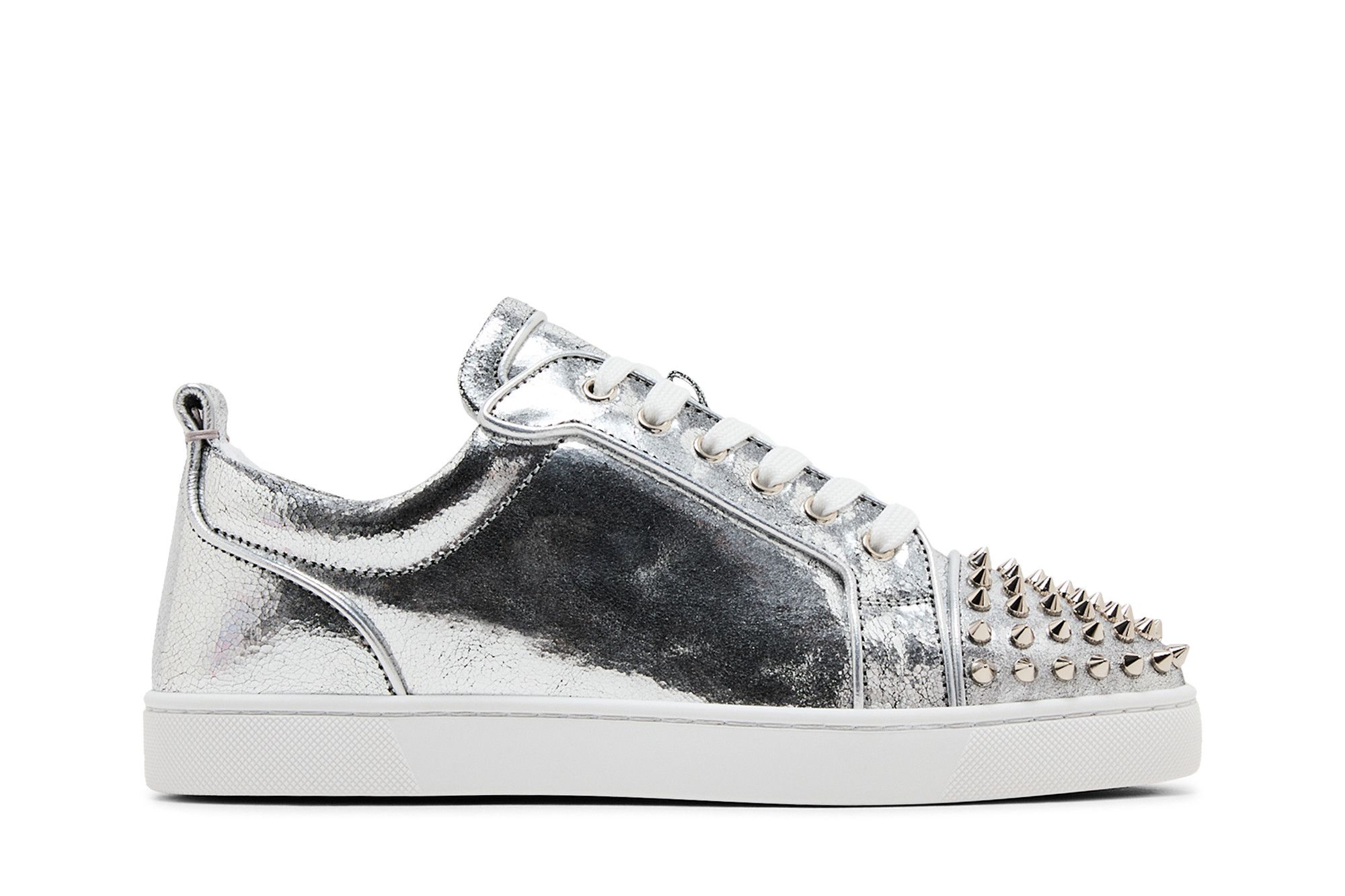 Buy Christian Louboutin Louis Junior Spikes Low 'Manoir Laminated