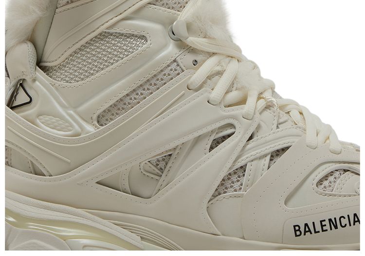 Balenciaga Wmns Track Hike Faux Fur   Beige
