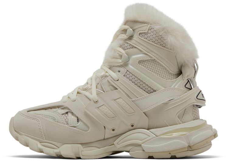 Balenciaga Wmns Track Hike Faux Fur   Beige