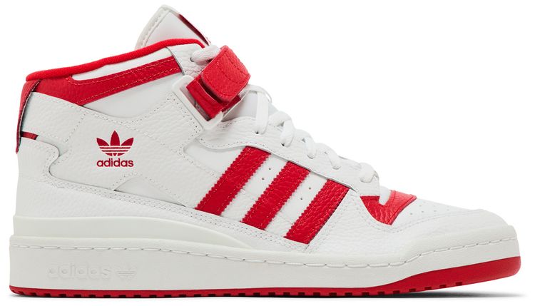 Adidas Forum Mid White Vivid Red