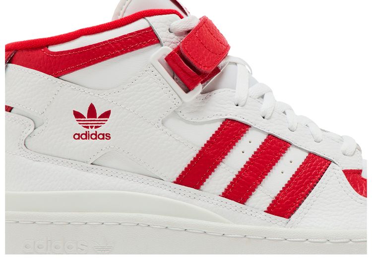 Adidas Forum Mid White Vivid Red