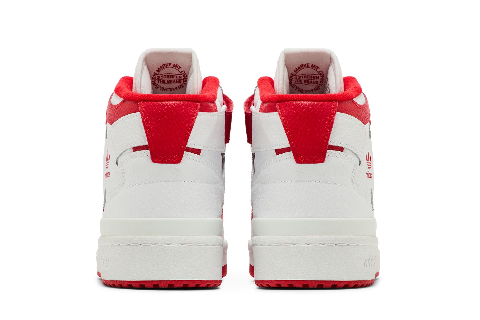 Buy Forum Mid 'White Vivid Red' - GY5819 | GOAT