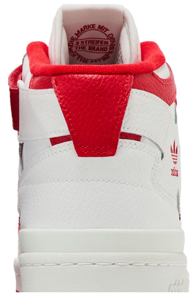 Adidas Forum Mid White Vivid Red