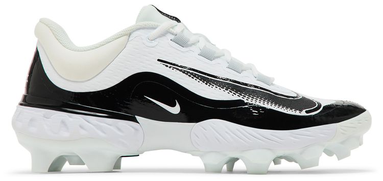 Alpha Huarache Elite 4 Low MCS White Black