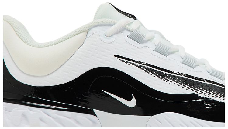 Alpha Huarache Elite 4 Low MCS White Black