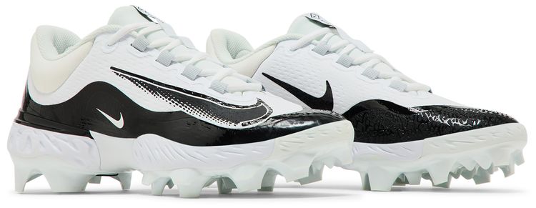Alpha Huarache Elite 4 Low MCS White Black