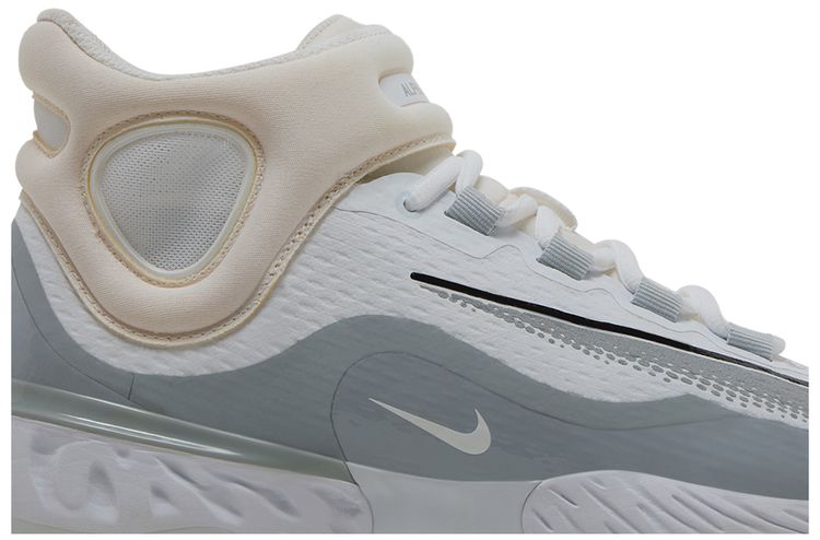 Nike Alpha Huarache Elite 4 Mid White Wolf Grey