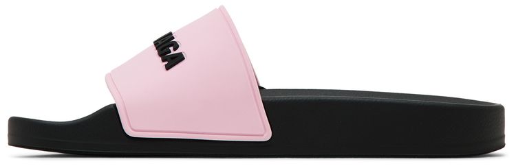 Balenciaga Wmns Pool Slides Pink Black