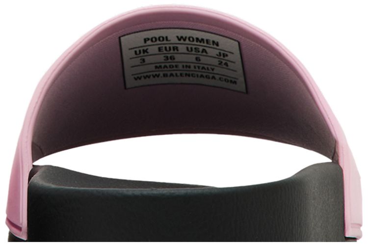 Balenciaga Wmns Pool Slides Pink Black