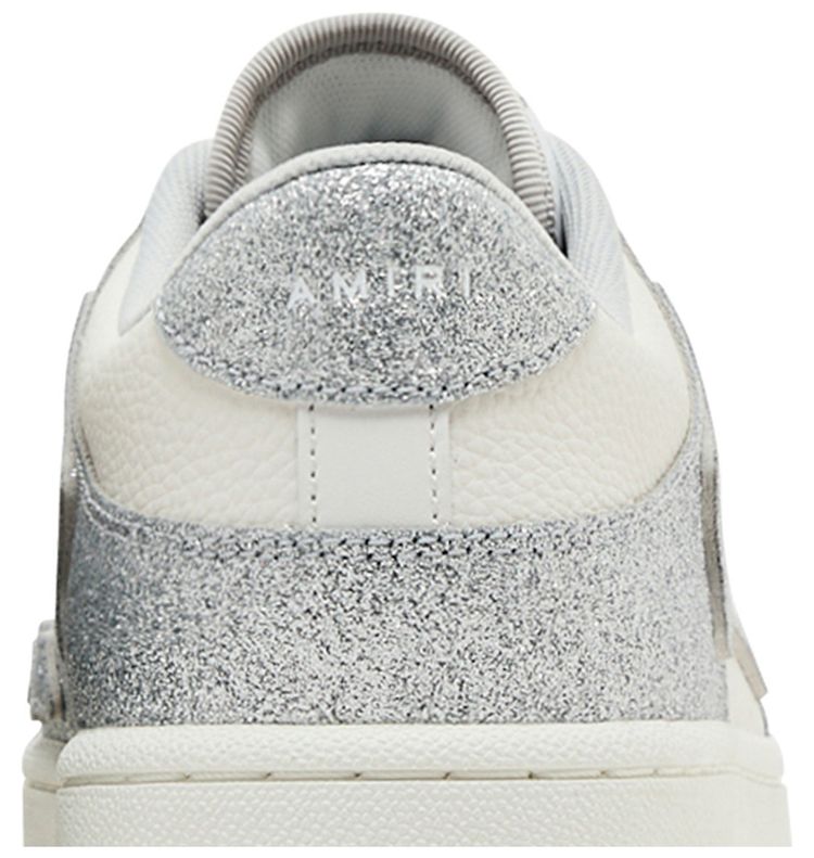 Amiri Skel Top Low Shimmer   Silver