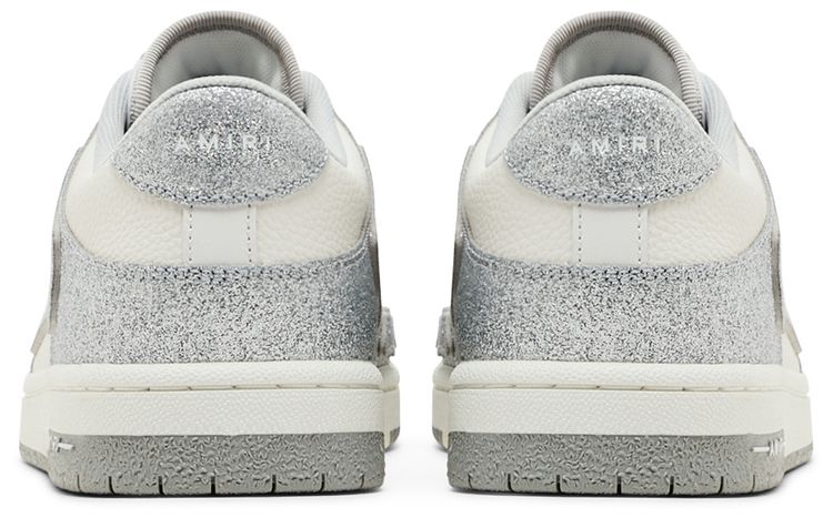 Amiri Skel Top Low Shimmer   Silver