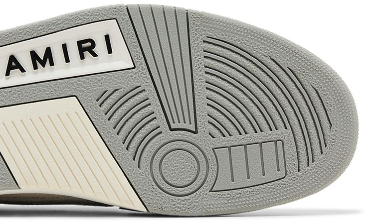 Amiri Skel Top Low Shimmer   Silver