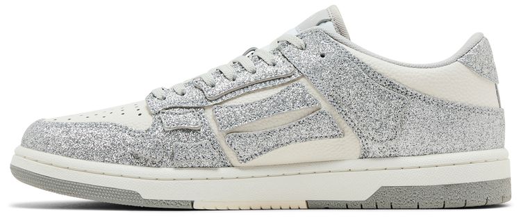 Amiri Skel Top Low Shimmer   Silver