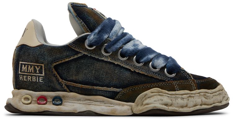 Maison Mihara Yasuhiro Herbie Puffer OG Sole Washed Denim Low Blue