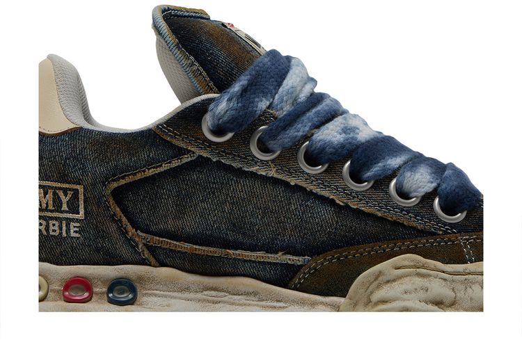 Maison Mihara Yasuhiro Herbie Puffer OG Sole Washed Denim Low Blue