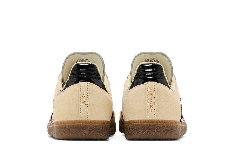 adidas gazelle silver green womens Adidas Samba XLG White Black Gum Shoes – Long Beach Skate Co main image 0