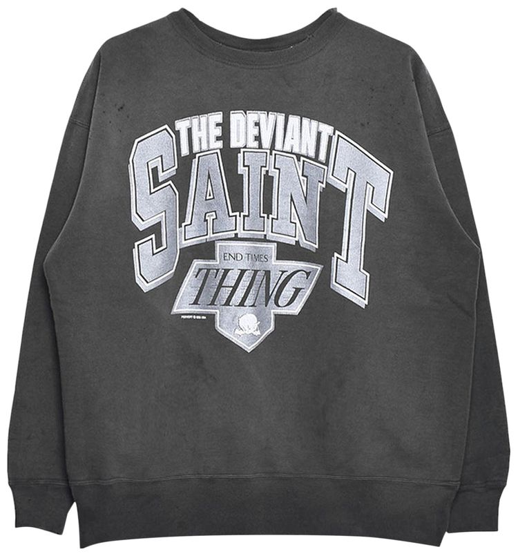 SAINT Mxxxxxx Deviant Crewneck Sweatshirt Black
