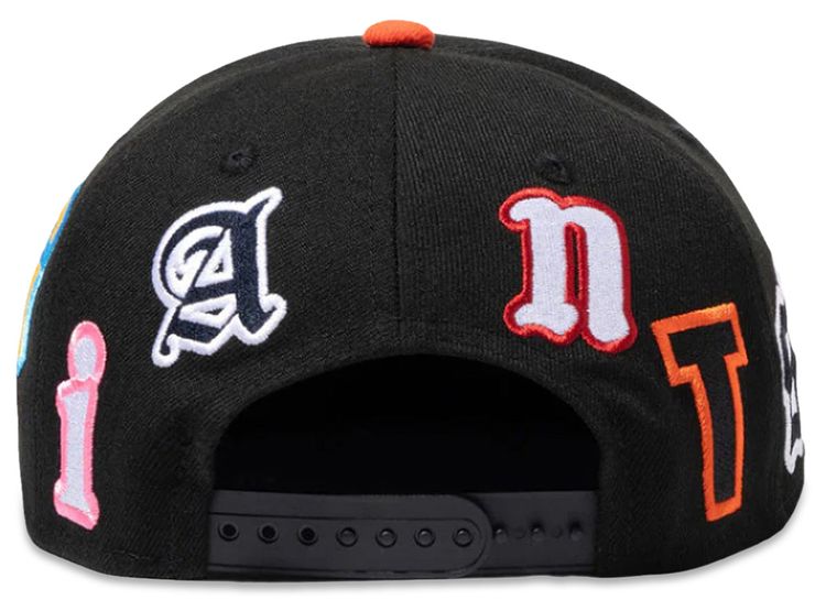 SAINT Mxxxxxx x MLB x New Era Giants Cap Black