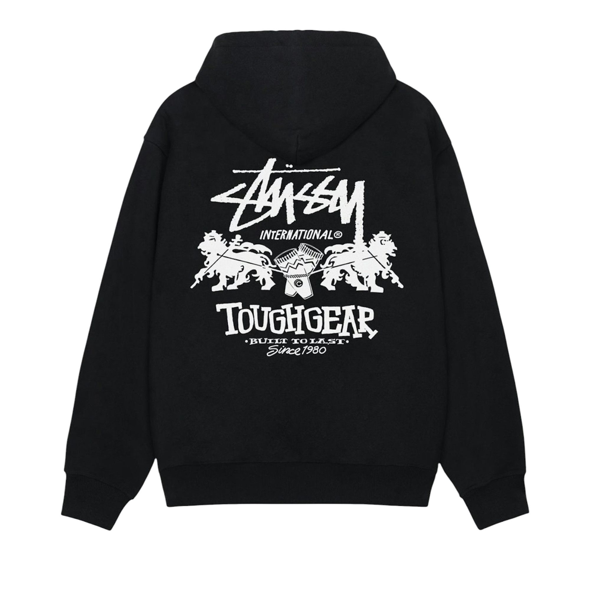 Buy Stussy Tough Gear International Hoodie 'Black' - 1925101 BLAC