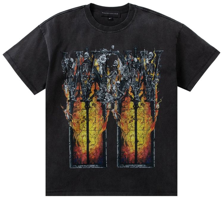 Who Decides War Ember Chapel Short Sleeve T Shirt Coal